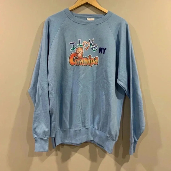 VTG 1979 I Love My Grandma Sweater - Single Stitch - Picture 1 of 10